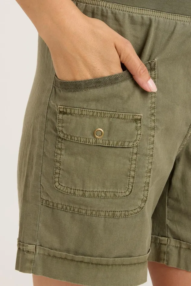 Clothing Shorts XCVI Avie Short 20 Kombu Pigment