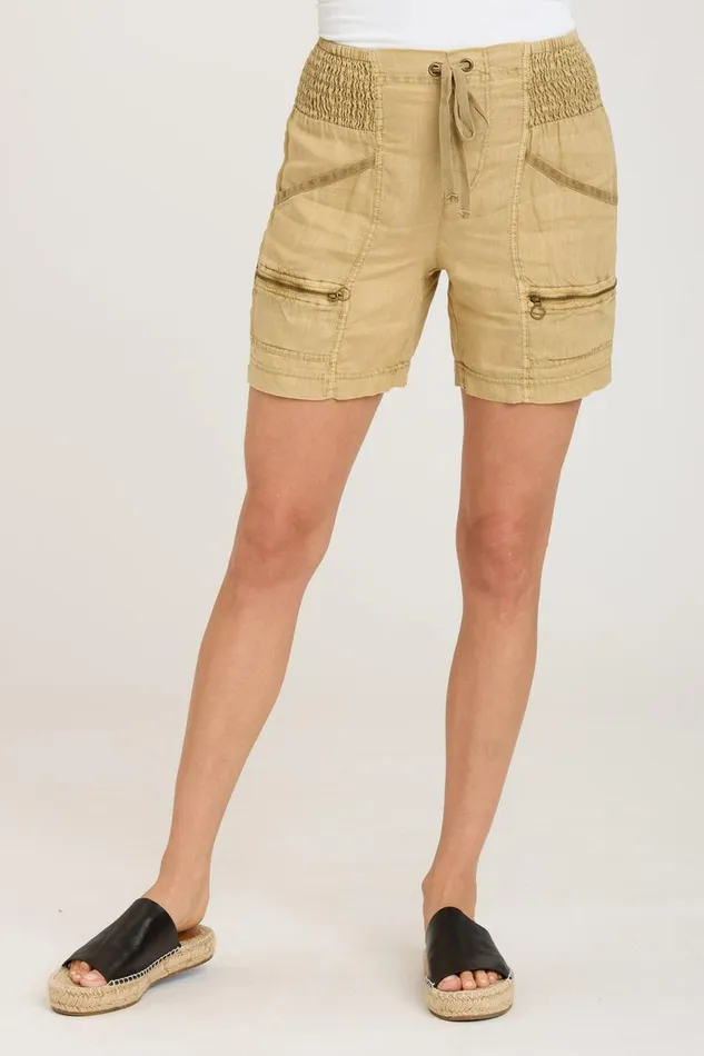 Clothing Shorts XCVI Boswell Short Linwood Sands Pigment