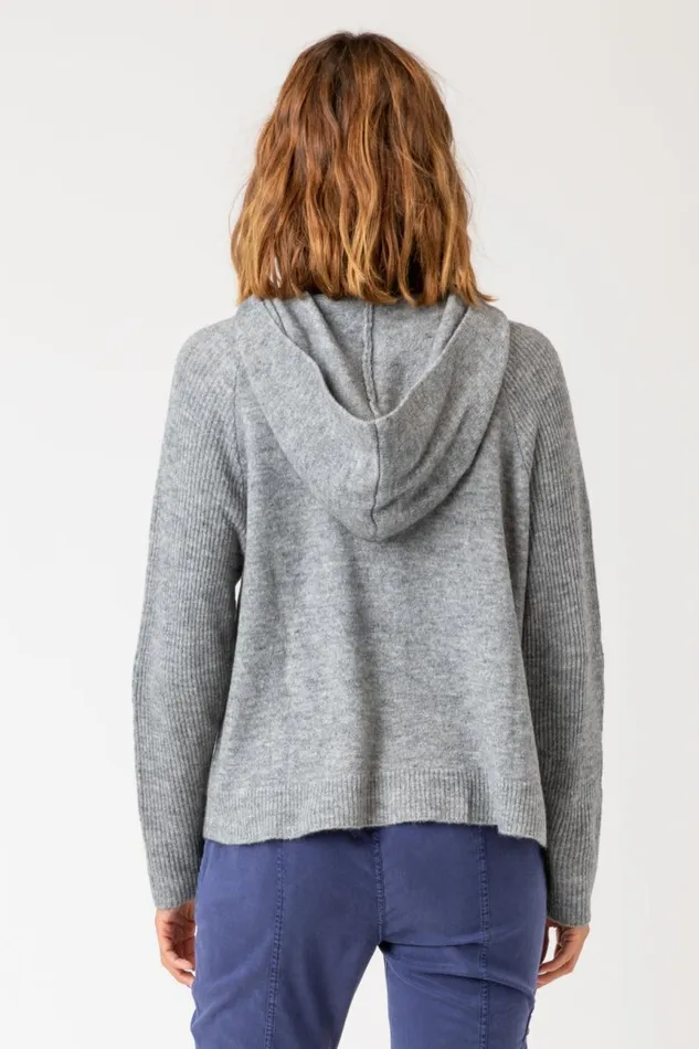 Clothing Sweaters XCVI Baines Hoodie Slate Heather