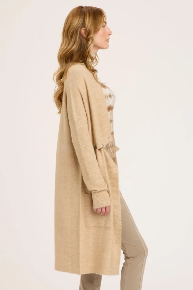 Clothing Sweaters XCVI Ercell Cardigan Pale Camel