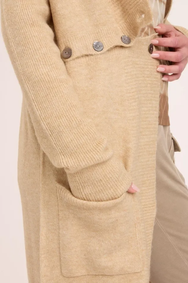Clothing Sweaters XCVI Ercell Cardigan Pale Camel