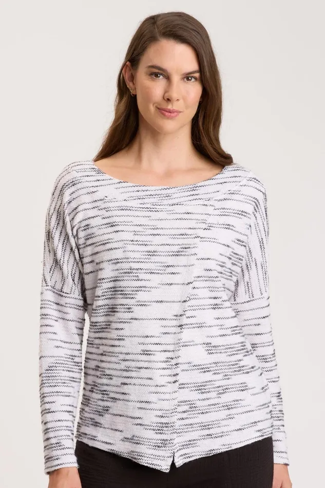 Clothing Sweatshirts XCVI Kole Pullover White