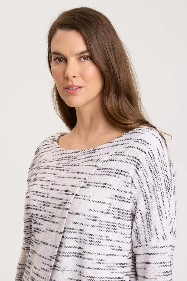 Clothing Sweatshirts XCVI Kole Pullover White