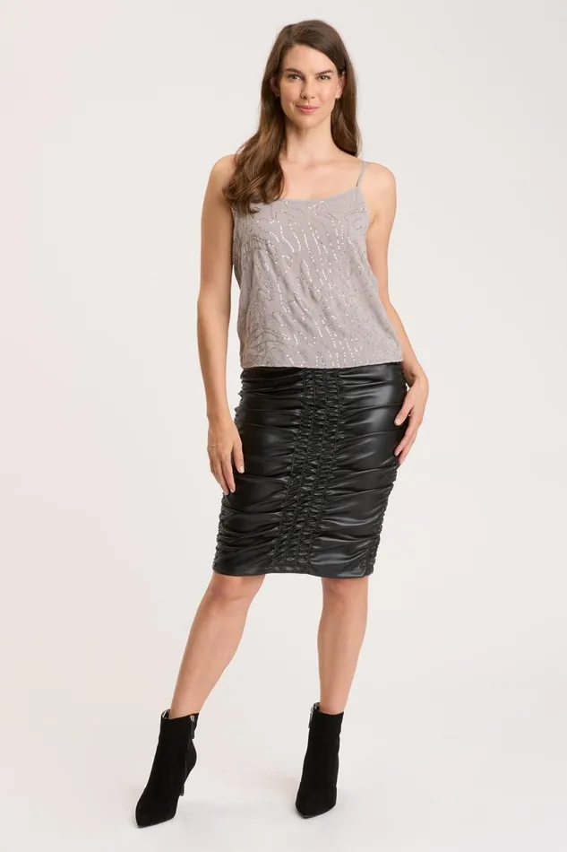 Clothing Tanks XCVI Avani Tank Zinc Pigment