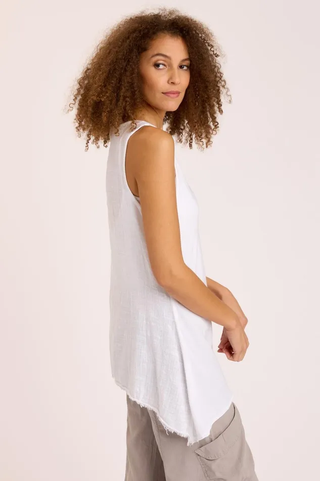 Clothing Tanks XCVI Indio Tank White