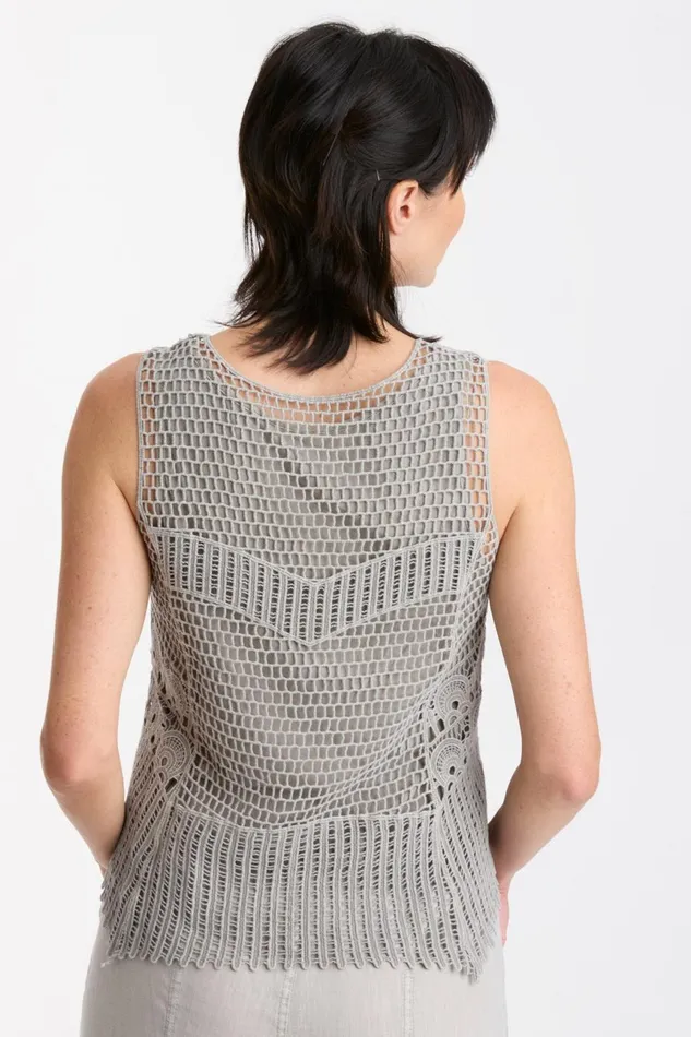 Clothing Tanks XCVI Larina Tank Mist Pigment