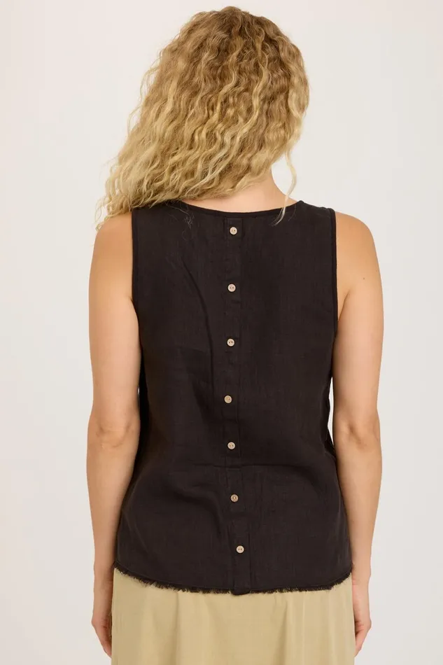 Clothing Tanks XCVI Liron Tank Black