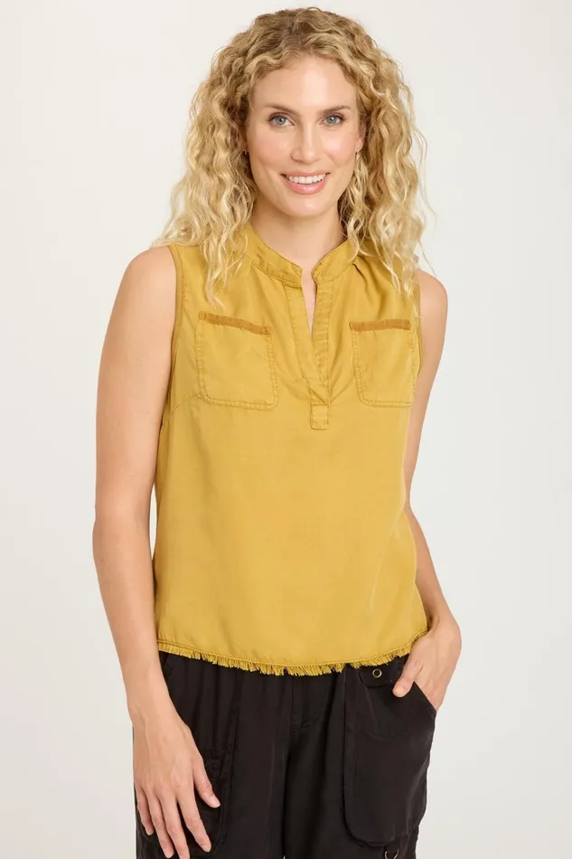 Clothing Tanks XCVI Mikkel Tank Radiance Pigment