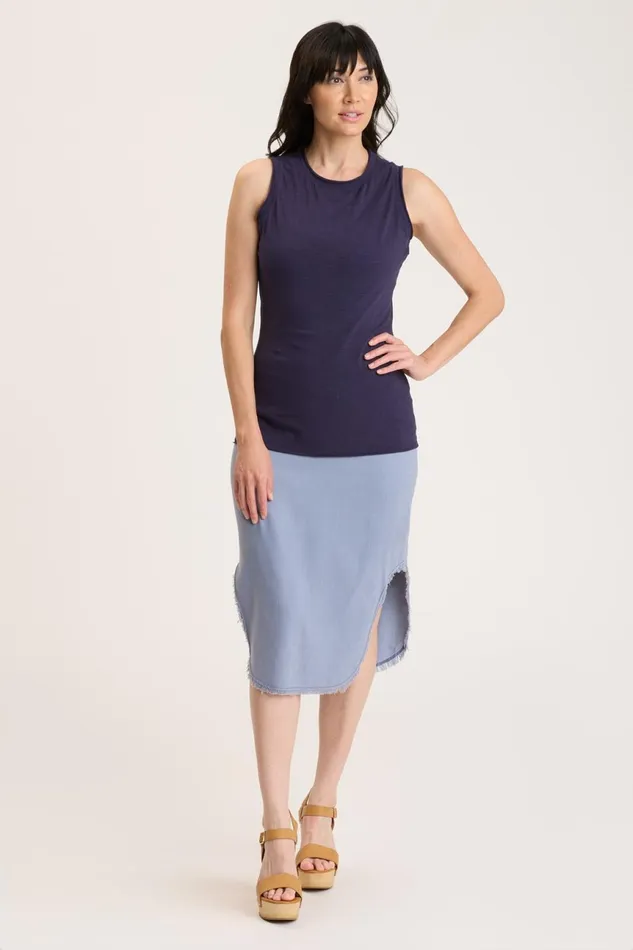 Clothing Tanks XCVI Tasha Tank Navy