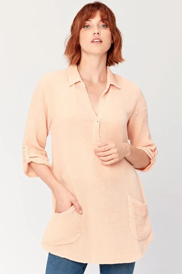Clothing Tunics XCVI Arden Tunic Firefly Pigment