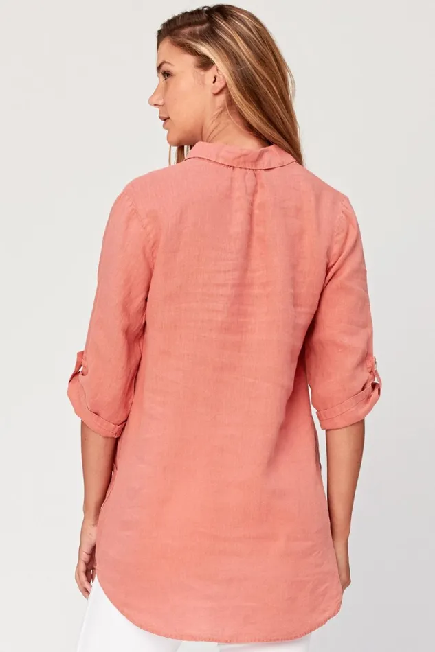 Clothing Tunics XCVI Rori Tunic Atoll Pigment