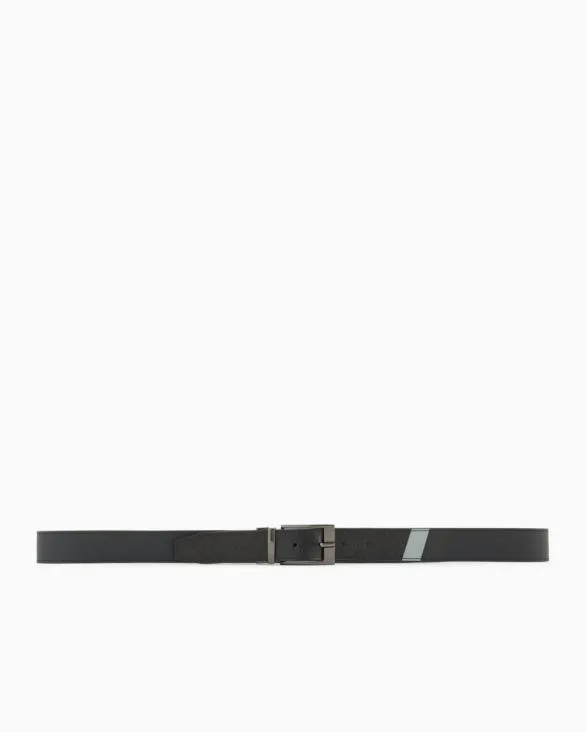 Coated Leather Belt Black Men Armani Belts Coated Leather Belt Black Men Armani Belts