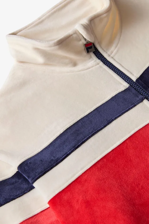 Coats and Jackets Men Fila Smart Retro Velour Blocked Track Jacket Coats and Jackets Men Fila Smart Retro Velour Blocked Track Jacket