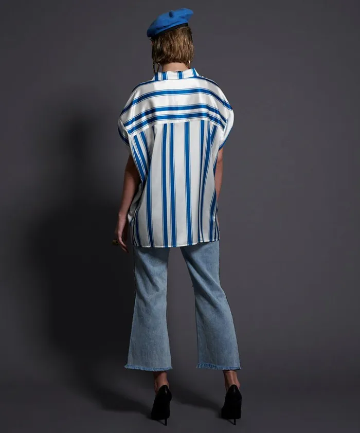 COCKTAIL STRIPE ALEXANDER TOP Women One Teaspoon Tops COCKTAIL STRIPE ALEXANDER TOP Women One Teaspoon Tops