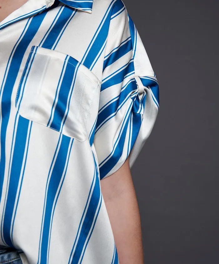 COCKTAIL STRIPE ALEXANDER TOP Women One Teaspoon Tops COCKTAIL STRIPE ALEXANDER TOP Women One Teaspoon Tops