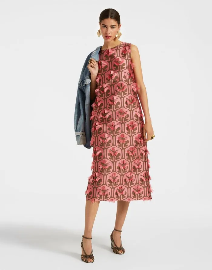 Column Dress Grove Kakipink Women La Double J Dresses