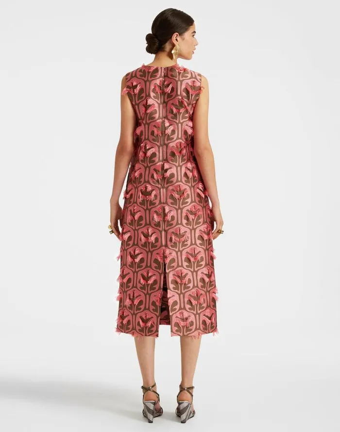 Column Dress Grove Kakipink Women La Double J Dresses Column Dress Grove Kakipink Women La Double J Dresses