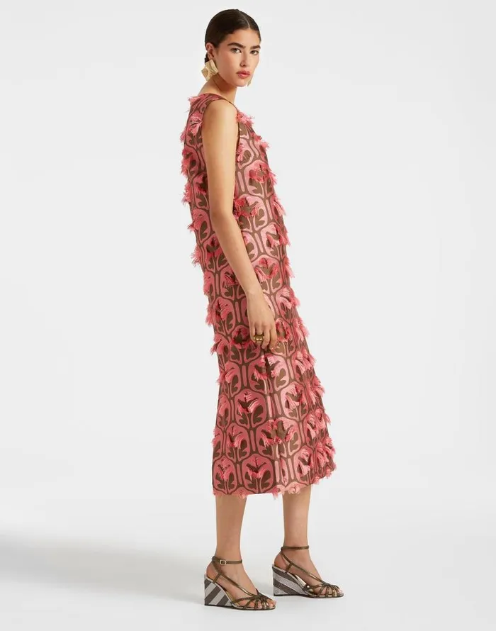 Column Dress Grove Kakipink Women La Double J Dresses Column Dress Grove Kakipink Women La Double J Dresses