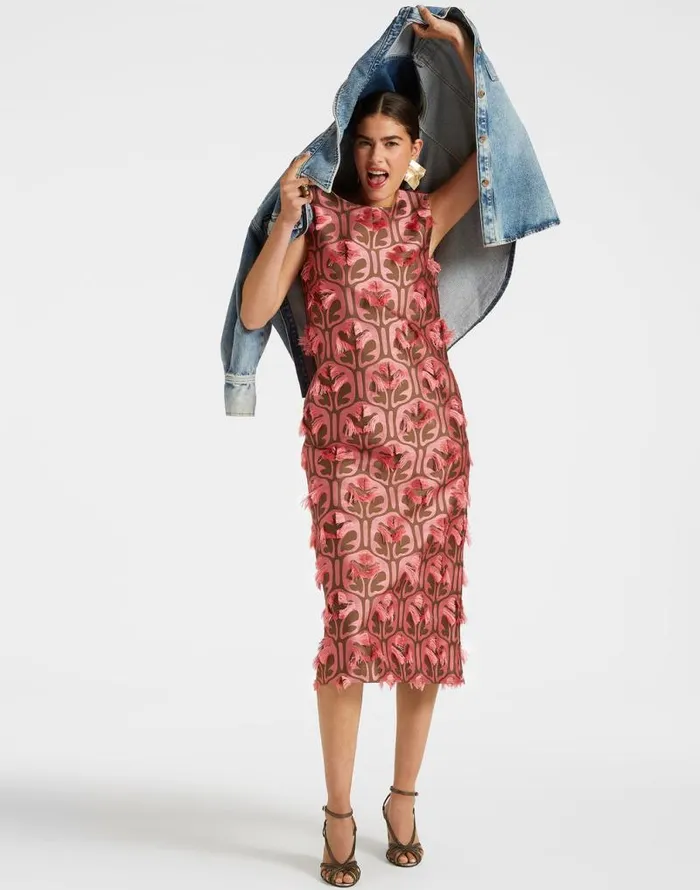Column Dress Grove Kakipink Women La Double J Dresses Column Dress Grove Kakipink Women La Double J Dresses