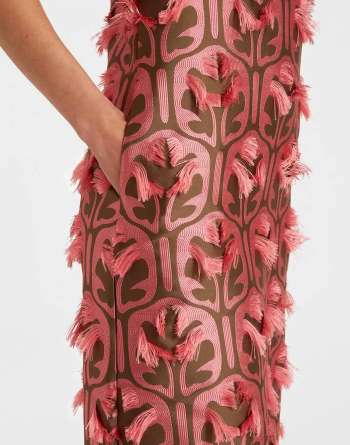 Column Dress Grove Kakipink Women La Double J Dresses Column Dress Grove Kakipink Women La Double J Dresses