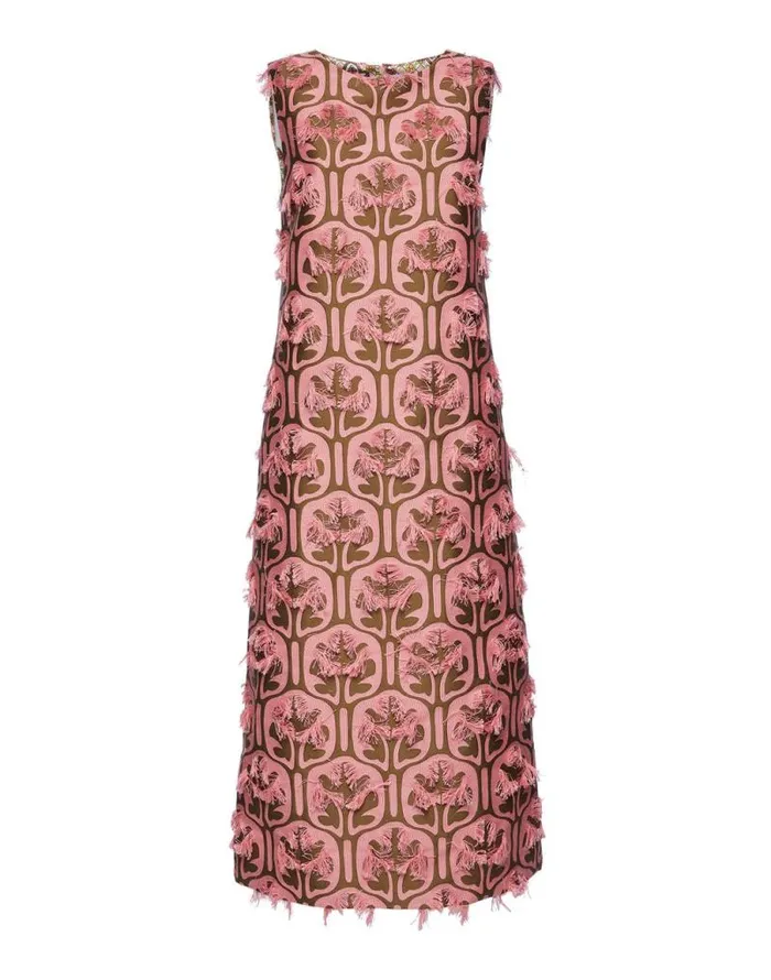 Column Dress Grove Kakipink Women La Double J Dresses Column Dress Grove Kakipink Women La Double J Dresses