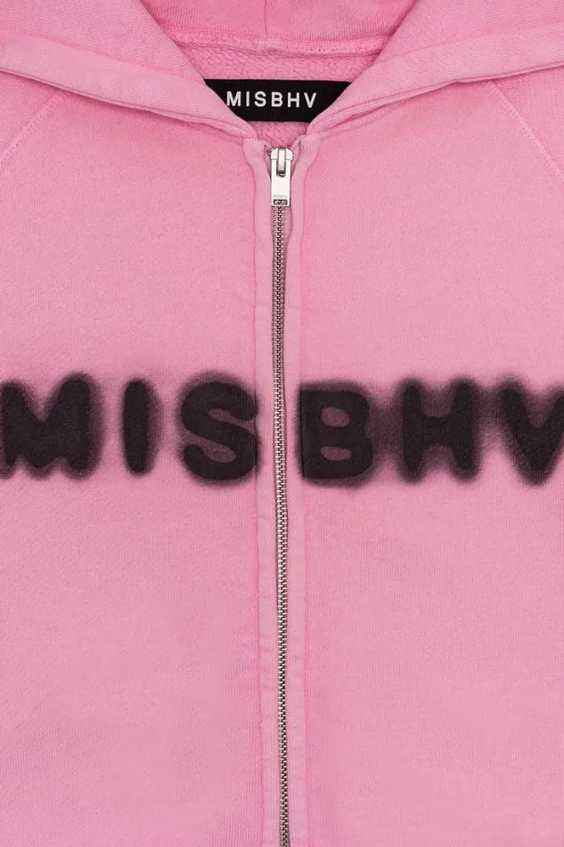 Community Zipped Hoodie Vintage Pink Men MISBHV Hoodies and Sweats