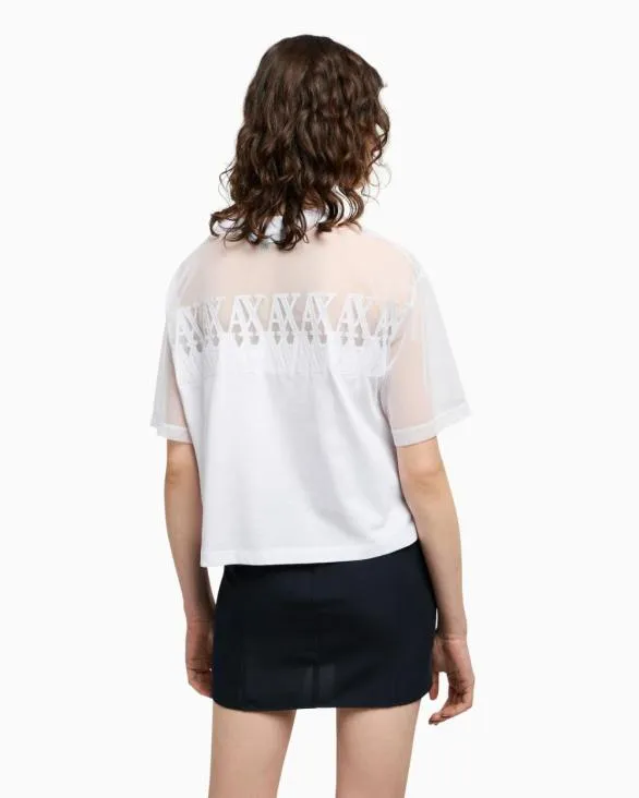 Cropped TShirts White Women Armani TShirts Cropped TShirts White Women Armani TShirts