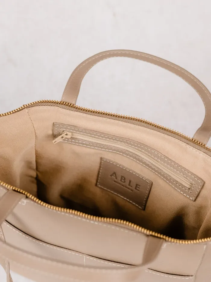 Crossbody Bags Able Women Lari ZipTop Crossbody Pebbled Whiskey