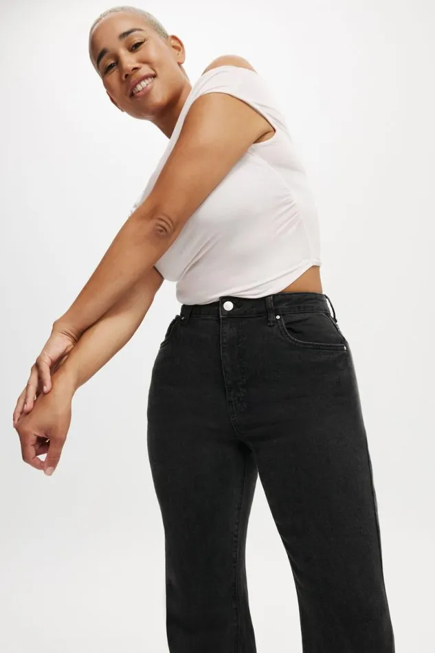 Curvy Stretch Bootcut Jean Graphite Black Women Cotton On Pants Curvy Stretch Bootcut Jean Graphite Black Women Cotton On Pants