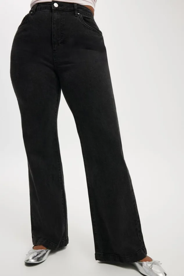 Curvy Stretch Bootcut Jean Graphite Black Women Cotton On Pants Curvy Stretch Bootcut Jean Graphite Black Women Cotton On Pants