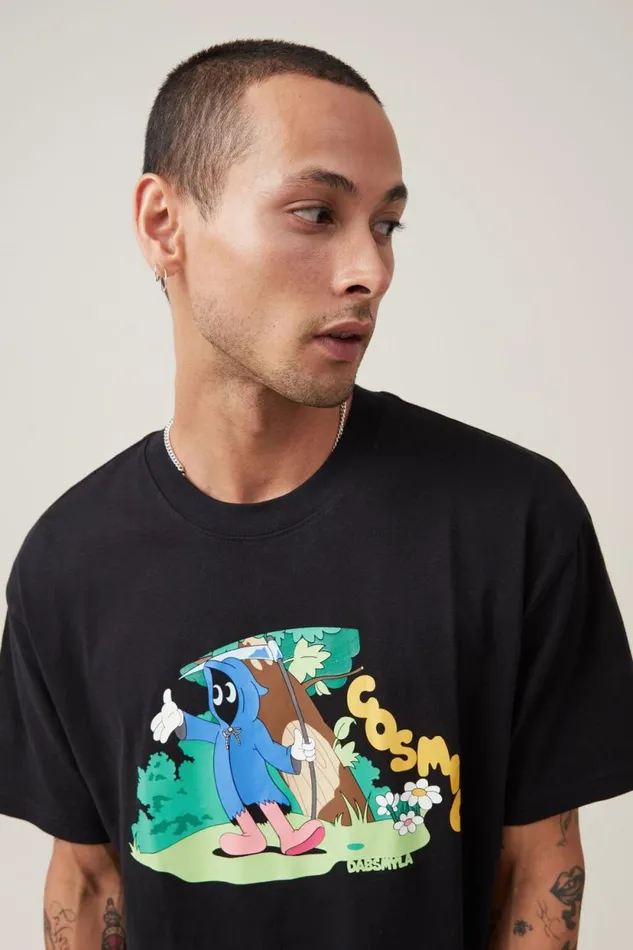 Dabsmyla Loose Fit TShirt Lcn Dab Black Dreams Men Cotton On Tees and Tanks Dabsmyla Loose Fit TShirt Lcn Dab Black Dreams Men Cotton On Tees and Tanks