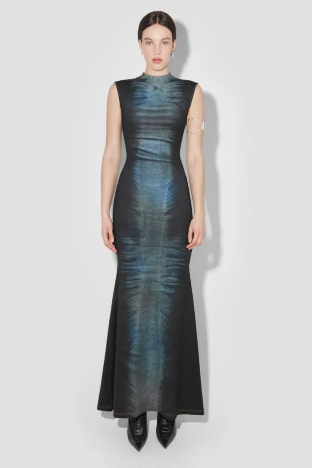 Denim Poly Maxi Dress Mlc Women MISBHV Dresses