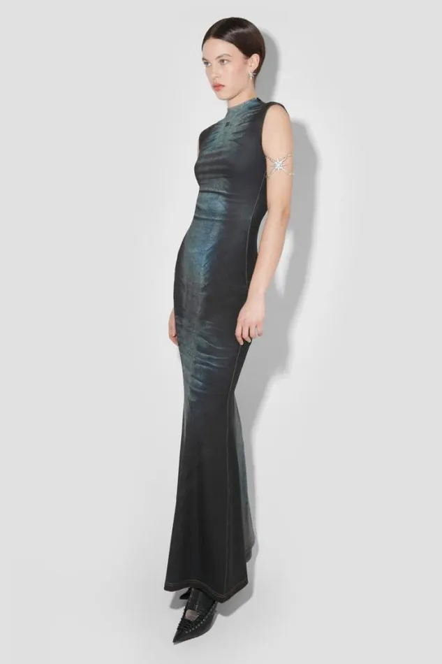 Denim Poly Maxi Dress Mlc Women MISBHV Dresses