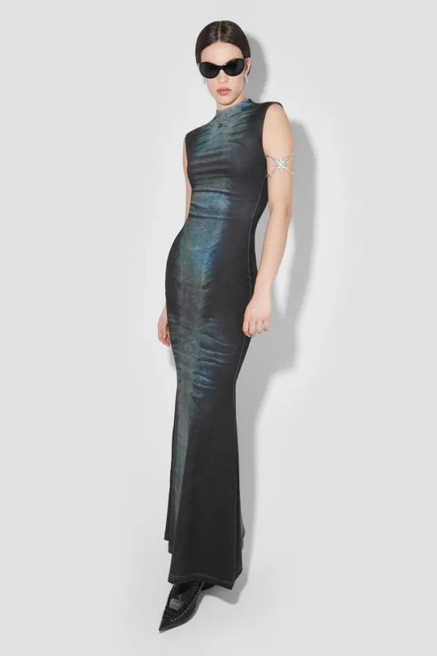 Denim Poly Maxi Dress Mlc Women MISBHV Dresses