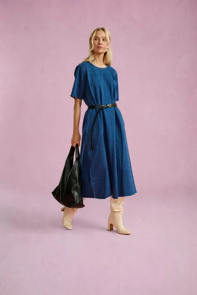 Denim Styles Women CULTURE CUevea Denim Dress