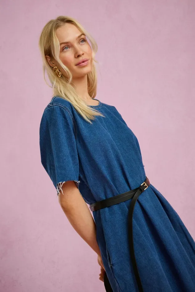 Denim Styles Women CULTURE CUevea Denim Dress