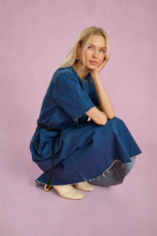 Denim Styles Women CULTURE CUevea Denim Dress