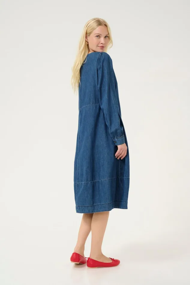 Denim Styles Women CULTURE CUlivie Dress Dark Blue Wash