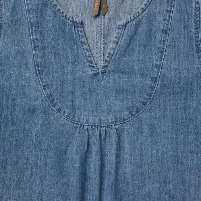 Denim Swing Dress Blue Women Stetson Mini