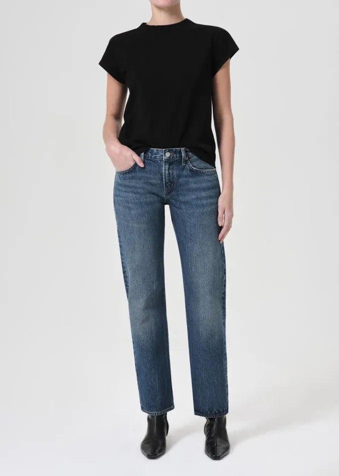 Denim Women Agolde Amber Jean In Milestone