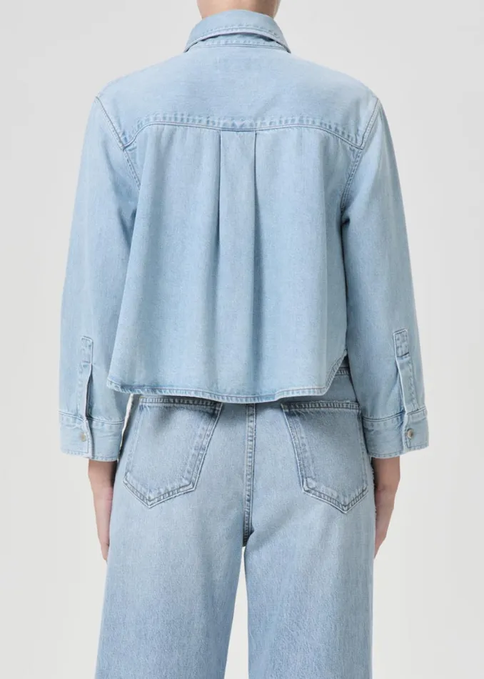 Denim Women Agolde Dagmar Shirt In Past