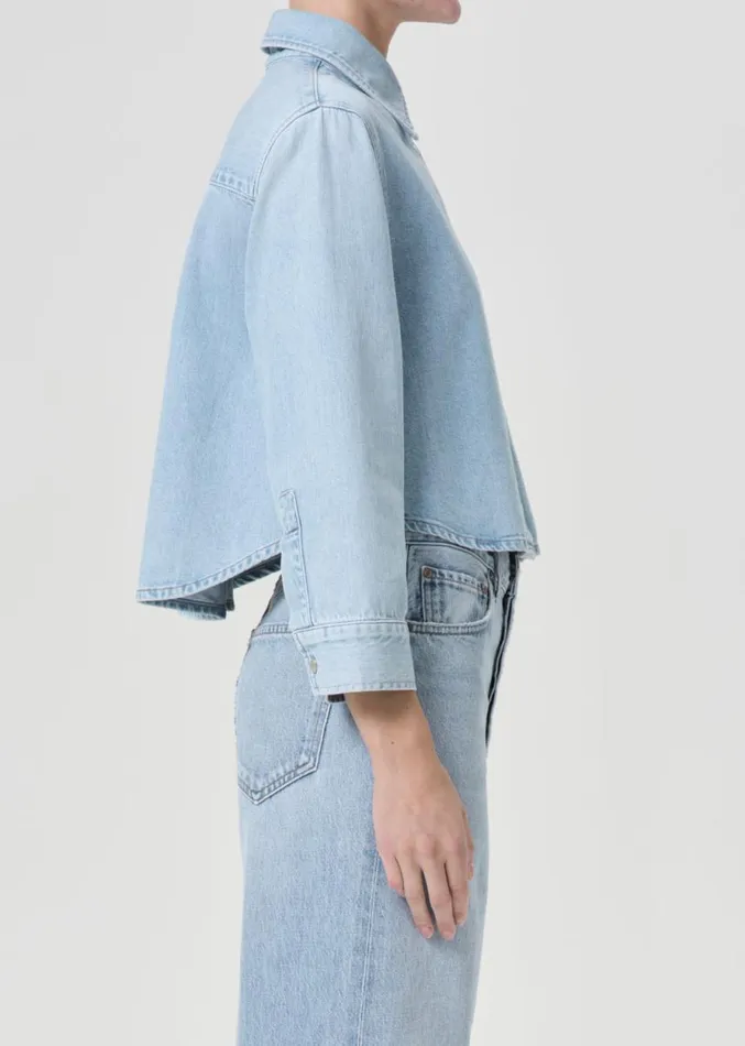 Denim Women Agolde Dagmar Shirt In Past
