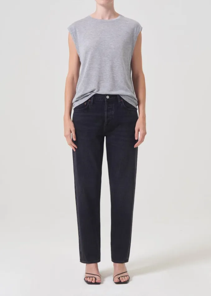 Denim Women Agolde Parker Long Jean In Hitch