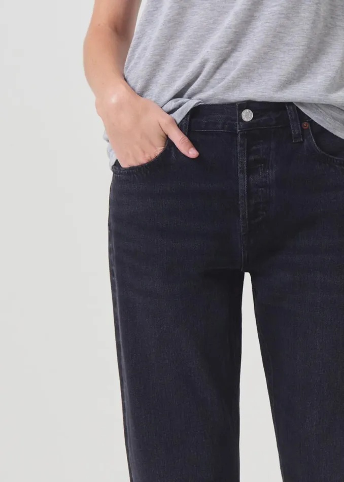 Denim Women Agolde Parker Long Jean In Hitch