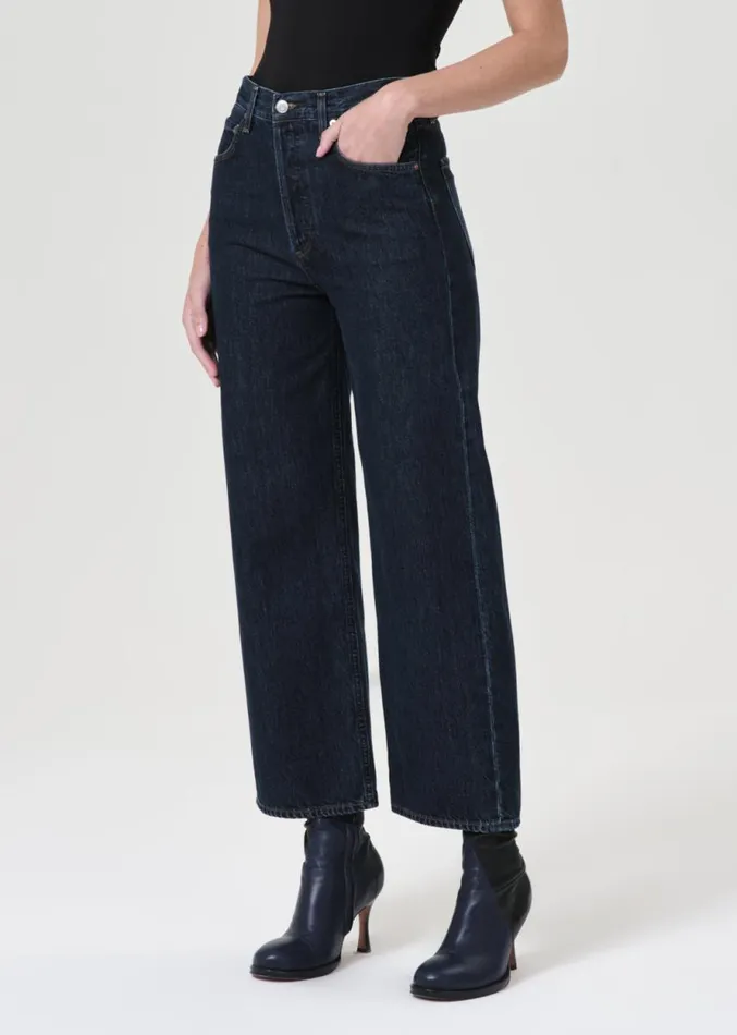Denim Women Agolde Ren Jean In Polished Denim Women Agolde Ren Jean In Polished