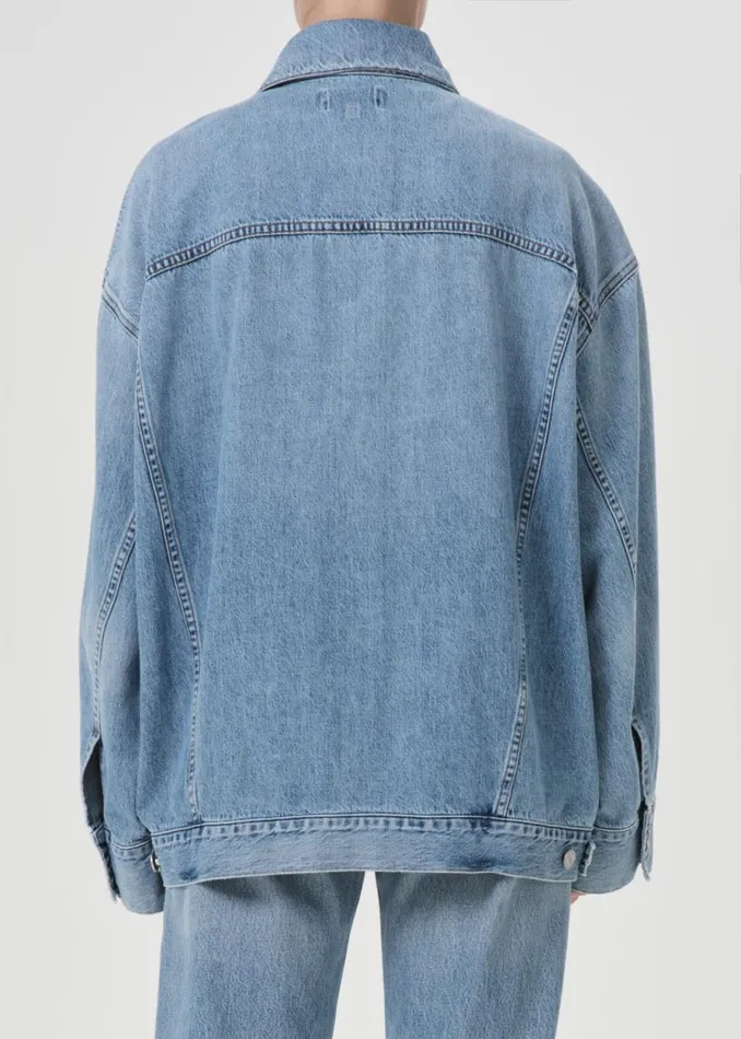 Denim Women Agolde Reworked Wayne Jacket In Clarity