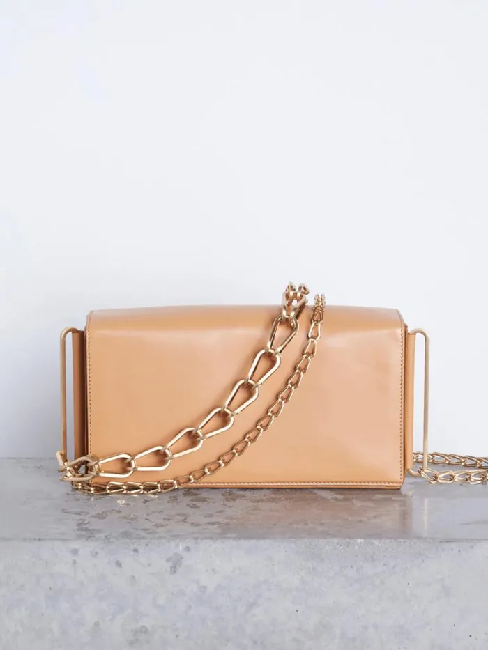 Dion Lee Bags CHAIN LOOP BAG Saddle 8211 Accessories