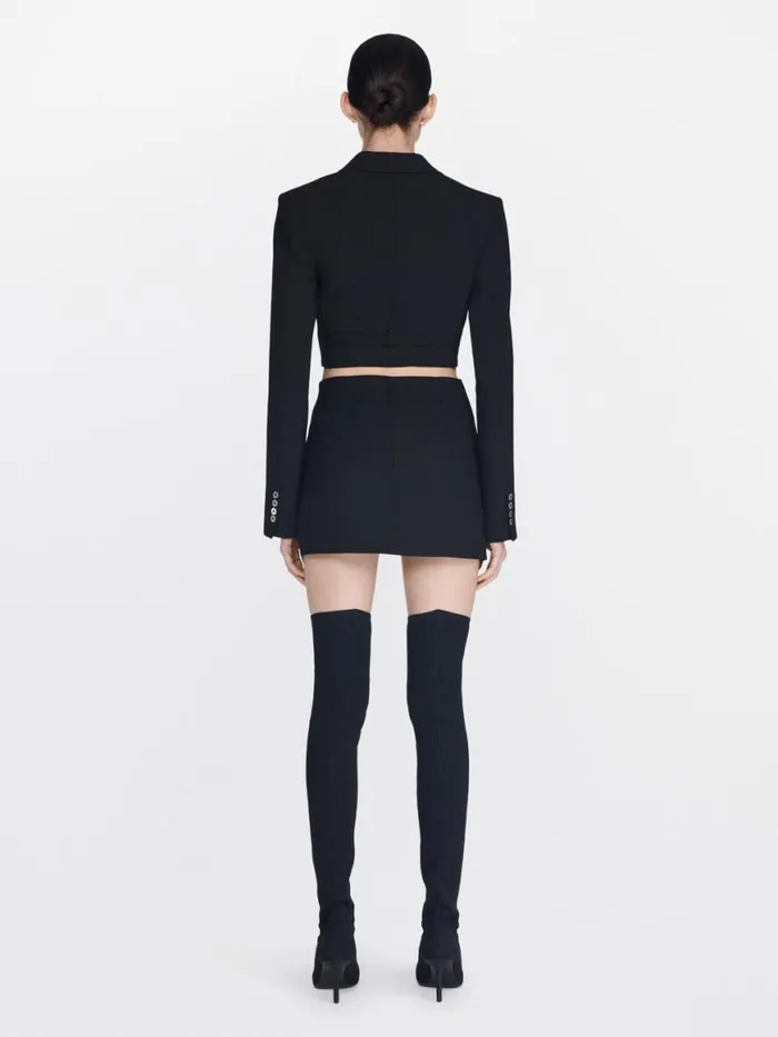 Dion Lee Core INTERLOCK BLAZER SKIRT Black 8211 Shop