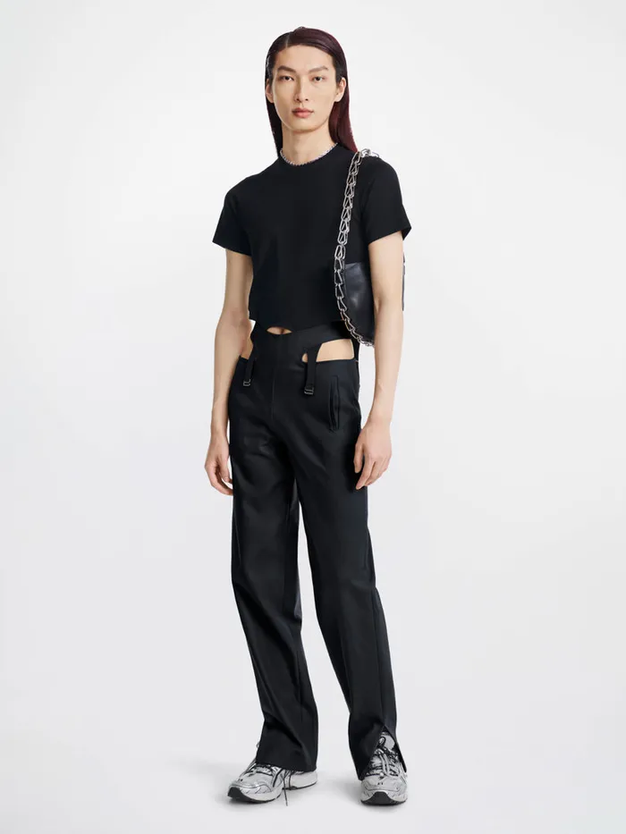 Dion Lee Core YFRONT BUCKLE TROUSERS Black 8211 Shop