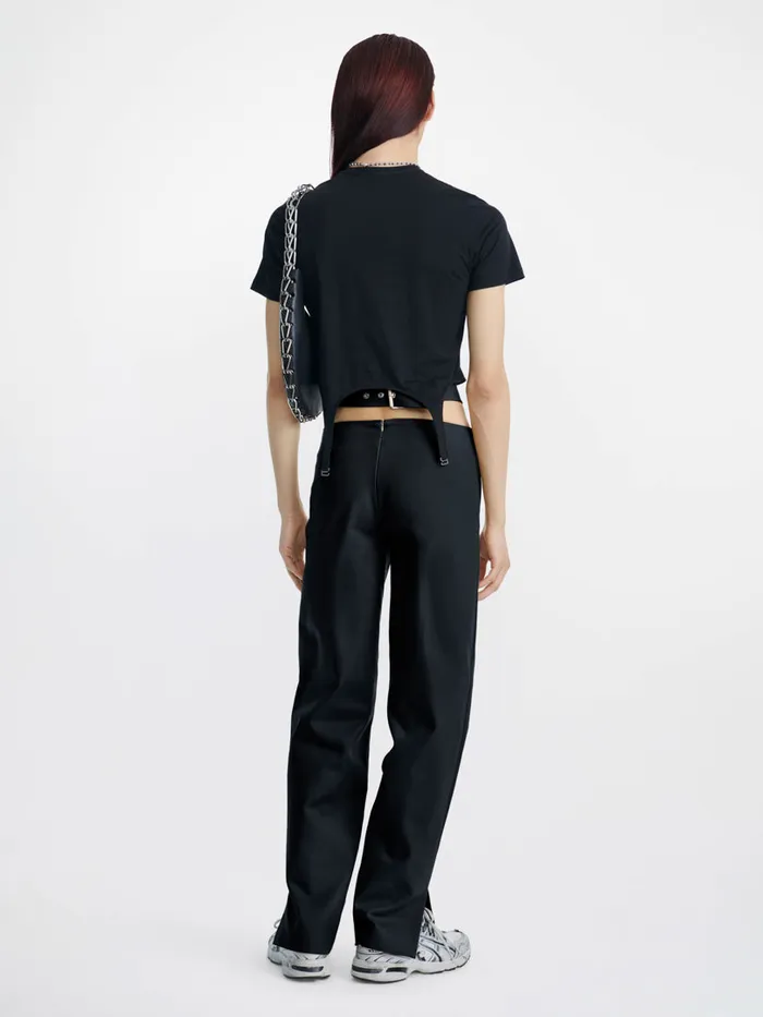 Dion Lee Core YFRONT BUCKLE TROUSERS Black 8211 Shop